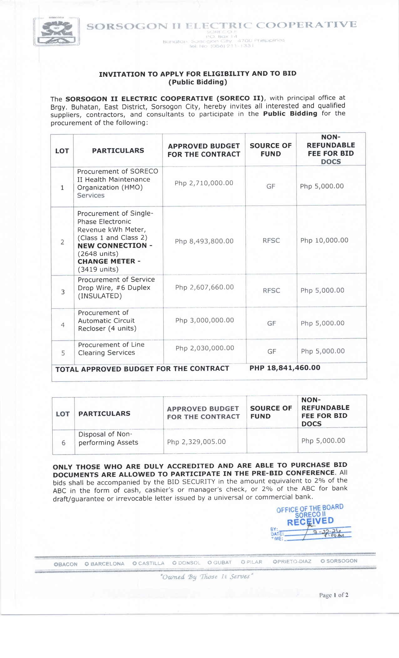 Bulletin