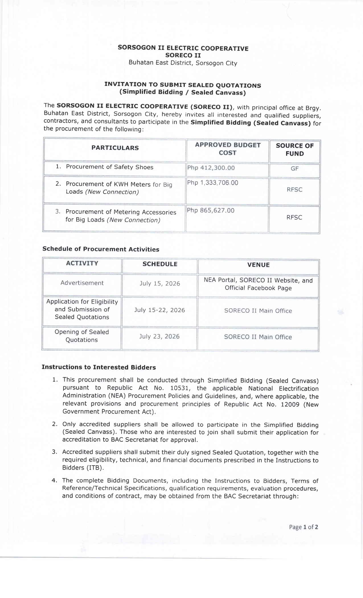 Bulletin